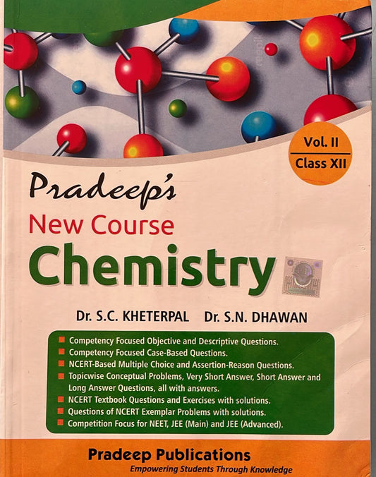 Chemistry Pradeep's New Course Class 12