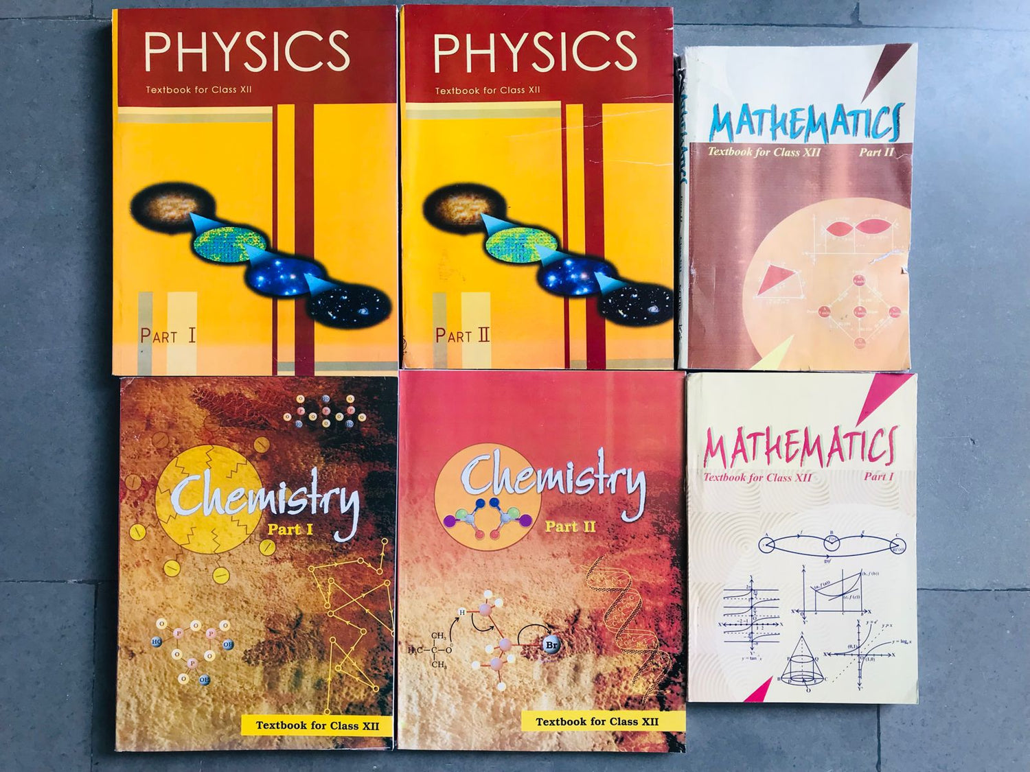 Pcm Book Image Stack Grade 12 PCM NCERT Textbook Set – SchooleKart.com